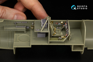 Vultee Mk.II Vengeance 3D-Printed & coloured Interior on decal paper (Dora Wings) (with 3D-printed resin parts)