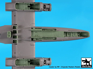 Additions (3D resin printing) 1/48 F.M.A. IA-58A Pucara BIG set (designed to be used with Kinetic Model kits)