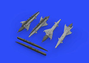 Additions (3D resin printing) 1/72 Mikoyan MiG-21MF armament (designed to be used with Eduard kits)