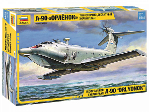 Model kit 1/144 Ekranoplan A-90 Orljonok Caspian Sea Monster  (Zvezda)