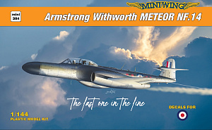 Model kit 1/144  Amstrong Whitworth METEOR NF.14 / RAF + Armee de l'Air (Miniwing-Plastic)