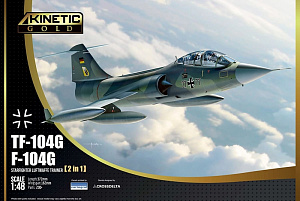 Model kit 1/48 Lockheed TF-104G Starfighter (Kinetic Model Kits)