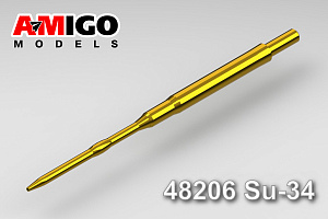 Aircraft detailing sets (brass) 1/48 Pitot tube of Su-34 family aircraft (Amigo Models)