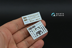 Hs 129B-2 3D-Printed & coloured Interior on decal paper (Takom)