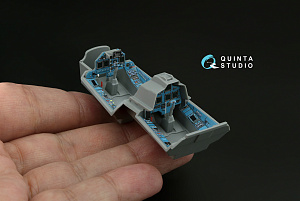 Su-30SM 3D-Printed & coloured Interior on decal paper (Zvezda)