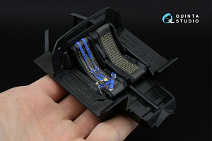 Ford GT40 Mark II 3D-Printed & coloured Interior on decal paper (Fujimi) (with 3D-printed resin parts)