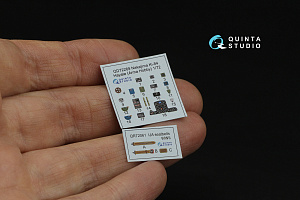 Nakajima Ki-84 3D-Printed & coloured Interior on decal paper (Arma Hobby)