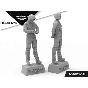 Figures (resin) 1/48 PIlots of the Russian Aerospace Forces (SVO) PSO SET No.13-3 (Temp Models)