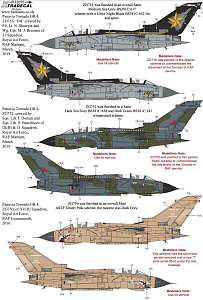 Decal 1/32 RAF Panavia Tornado GR.4 (3)(Xtradecal)