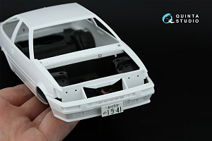 Toyota Corolla Levin AE85/86 3D-Printed & coloured Interior on decal paper (Aoshima)