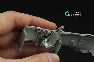SBD-5 Dauntless/A-24B Banshee Pilot's cockpit 3D-Printed & coloured Interior on decal paper (Accurate Miniatures/Academy/etc)