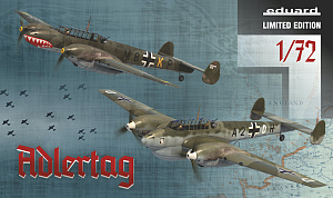 Model kit 1/72 Messerschmitt Bf-110C/D  ADLERTAG (Eduard kits)