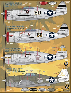 Decal 1/48 Colors & Markings of Republic P-47s Thunderbolts Part 3t (Furball Aero-Design)