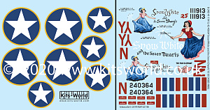 Decal 1/32 Consolidated B-24D Liberator (Sized for the 1/32 scale Hobby Boss kits) (Kits-World)