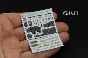 Me P.1101 3D-Printed & coloured Interior on decal paper (Das Werk)