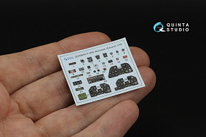 P-40N Warhawk 3D-Printed & coloured Interior on decal paper (Eduard)