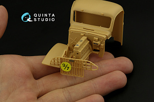 GMC CCKW 352 Cargo Truck 3D-Printed & coloured Interior on decal paper (HobbyBoss)