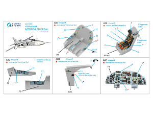 Su-24MR 3D-Printed & coloured Interior on decal paper (Trumpeter)