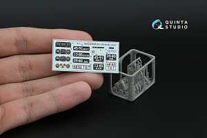 ZIL-130 family 3D-Printed & coloured Interior on decal paper (AVD) (with 3D-printed resin parts)