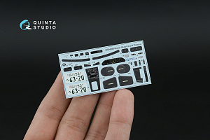 Nissan Silvia S13 K-s 3D-Printed & coloured Interior on decal paper (Tamiya) (with metal sticker parts)