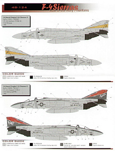 Decal 1/48McDonnell F-4S Phantoms (2) (CAM)