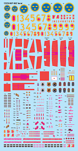 Decal 1/72 HKP 4A/B/C/D Vertol [Boeing UH-46B CH-46D Kawasaki KV-107]  (Moose Republic Decals)