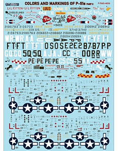 Decal 1/48 Colors & Marking of North-American P-51s Part 2 (Furball Aero-Design)