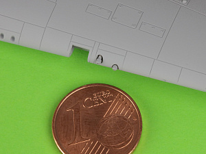 Aircraft detailing sets (brass) 1/72 Hawker Hurricane Mk.IIb - Browning .303 cal barrel tips & bead sight mount 
