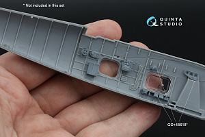 Fairey Barracuda Gunner Station 3D-Printed & coloured Interior on decal paper (Trumpeter) (with 3D-printed resin parts)