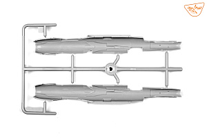 Model kit 1/72 Mikoyan MiG-19P (Clear Prop)