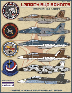 Decal 1/32 McDonnell-Douglas F/A-18C Hornet 164277 (Furball Aero-Design)