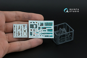 MiG-21SM Fishbed-J 3D-Printed & coloured Interior on decal paper (Eduard) (with 3D-printed resin parts)