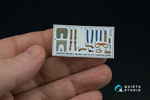 BAC/EE Lightning F.6 3D-Printed & coloured Interior on decal paper (Airfix)