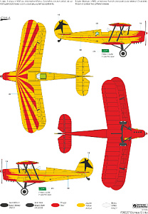 Model kit 1/72 Stampe & Vertongen S.V.4 Aerobatics (Frrom-Azur)
