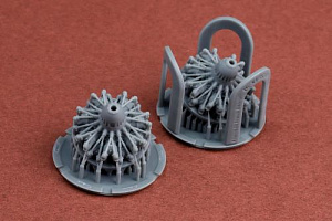Additions (3D resin printing) 1/72 Piaggio P.XI engine x 2 (3D-Printed)
