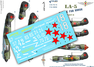 Decal 1/72 La-5 Part II (Colibri Decals)