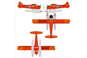 Model kit 1/48 de Havilland Canada DHC-2 Beaver Float Plane (Dora Wings)