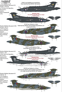 Decal 1/48  Blackburn Buccaneer S.2 Collection Pt1 (Xtradecal)