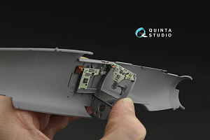 Hs 123A-1 early 3D-Printed & coloured Interior on decal paper (ICM)