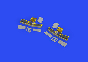 Additions (3D resin printing) 1/48 Hawker Tempest Mk.II gun bays (designed to be used with Eduard kits and Special Hobby kits