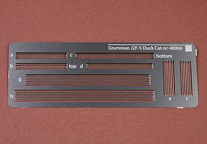 Aircraft detailing sets (etched) 1/48 Grumman J2F-5 Duck rigging wire set (designed to be used with Merit kits)