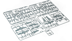 Model kit 1/72 Messerschmitt Bf-109F (Eduard kits)