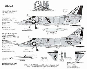 Decal 1/48 Douglas A-4C Skyhawk (2)(CAM)