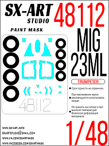 Paint Mask 1/48 MiG-23ML (Trumpeter)