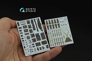 He 111H-6 3D-Printed & coloured Interior on decal paper (Border Model)