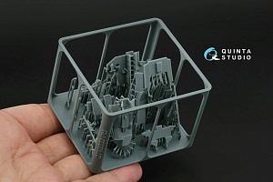 Su-30SM 3D-Printed & coloured Interior on decal paper (Zvezda) (with 3D-printed resin parts)