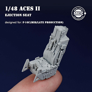 Additions (3D resin printing) 1/48 ACES II Ejection Seat wool pad for Lockheed-Martin F-16C Fighting Falcon Mid/Late (1pc) (3D-Printed) (designed to be used with Kinetic Model kits) (MCC)