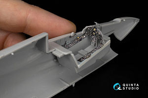 F-8E Crusader 3D-Printed & coloured Interior on decal paper (Hasegawa/Hobby 2000)