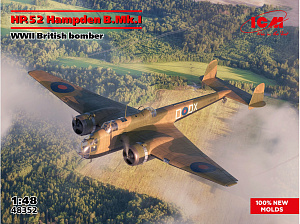Model kit 1/48 Handley-Page Hampden B Mk.I (ICM)