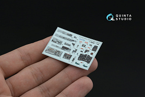 MiG-21R (grey cockpit panels) 3D-Printed & coloured Interior on decal paper (Eduard) (with 3D-printed resin parts)